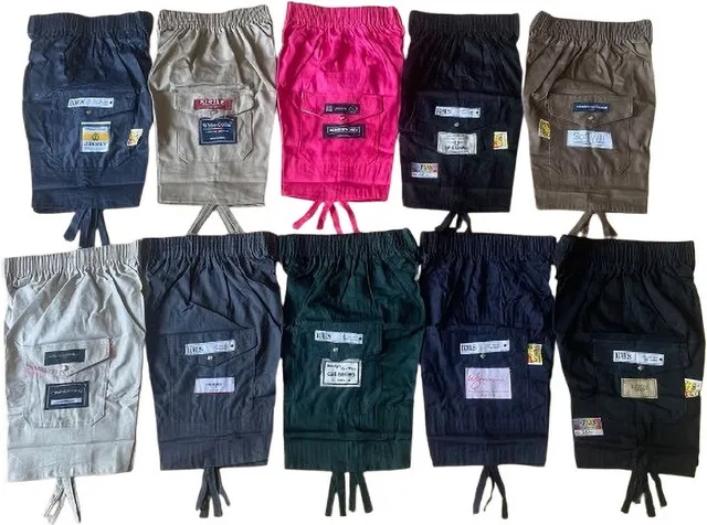 Ps Arts Short For Boys & Girls Sports Self Design Cotton Blend