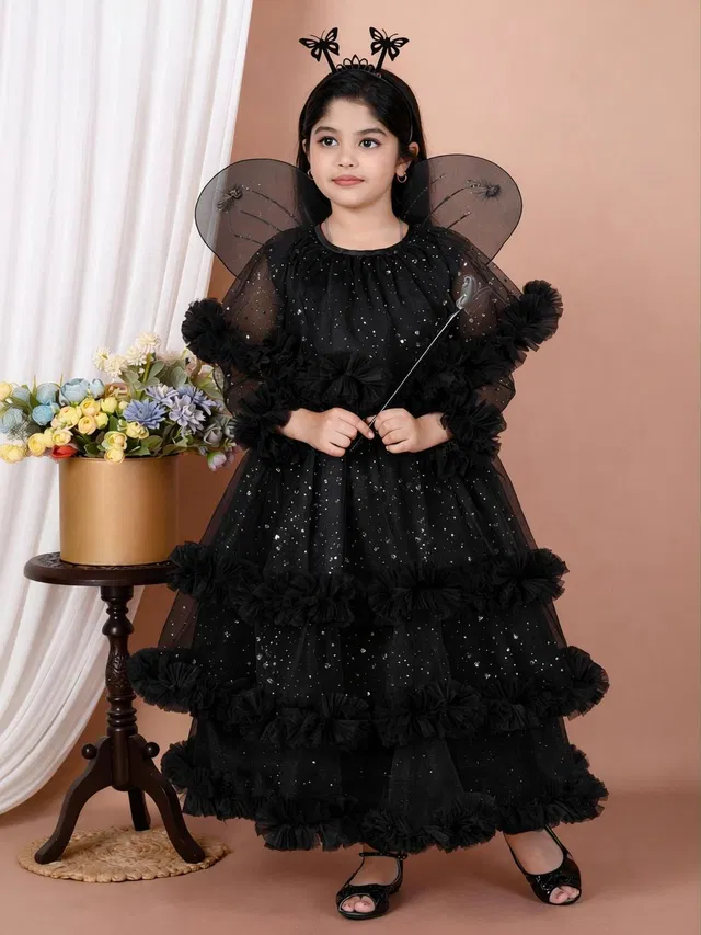 IRFANTEXTILE Fairy Frock Kids Costume Wear