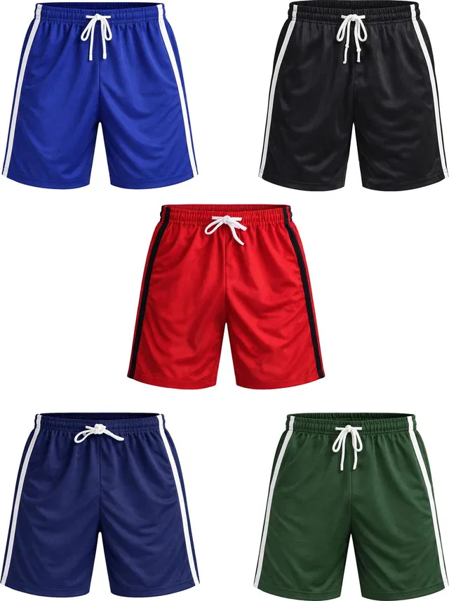 Just Live Fashion Short For Boys & Girls Casual Striped Nylon