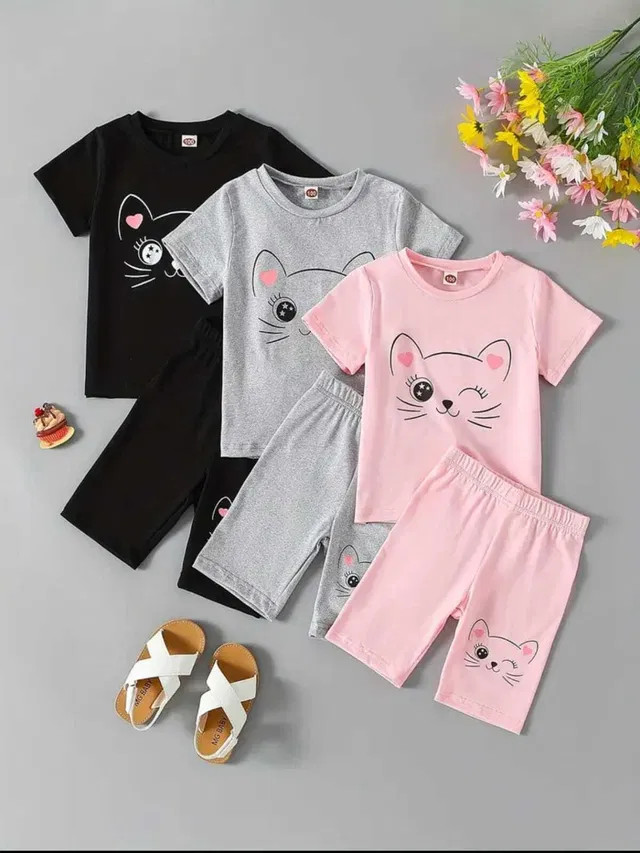 MiiM Baby Boys & Baby Girls Casual T-shirt Shorts