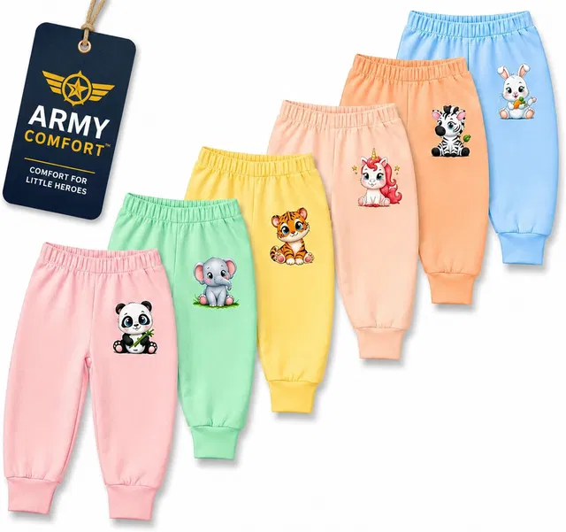 ARMY COMFORT Track Pant For Baby Boys & Baby Girls