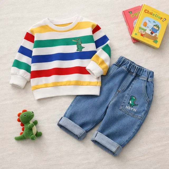 GO TREND Baby Boys Casual Sweatshirt Jeans