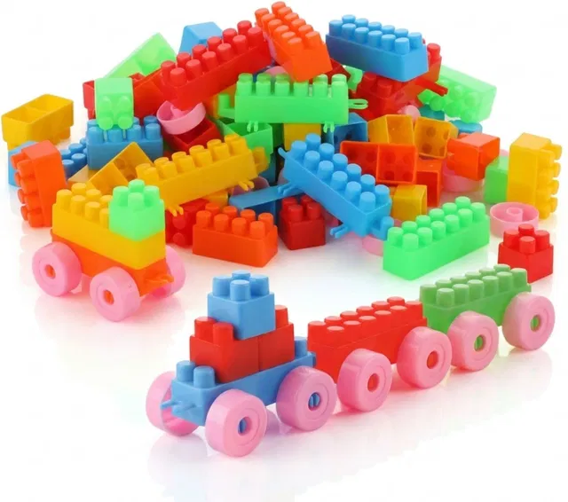 Be bright Kids Building Blocks Construction Toy Set Colorful Educational Blocks