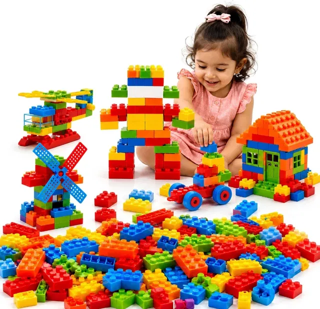 Be bright Big Educational Building Blocks Toy Set for Preschool Children
