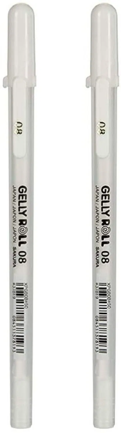 SAKURA Gelly Roll Classic Bright Medium White Gel Pen