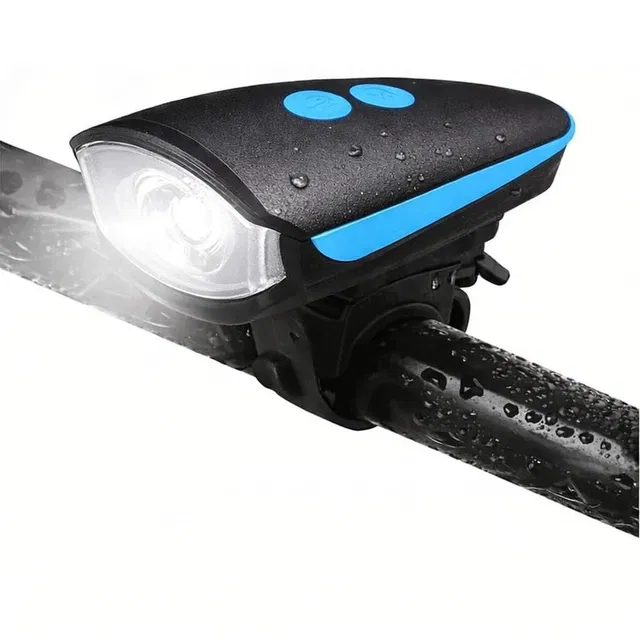 M MOD CON Rechargeable Bike Horn And Super Bright 250 Lumen Light 3 Modes Bell