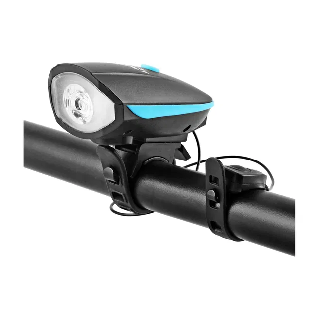 Rebound Ultra Bright Bike Set with Horn, Bicycle Front Headlight,USB Rechargeable Bell