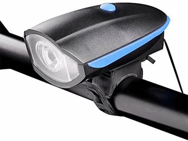 REVEL Rechargeable Bike Horn Light 140 DB with Super Bright 250 Lumen Light 3 Modes LED Front Light