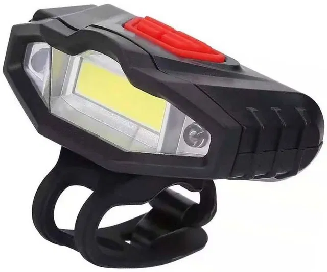 NSV USB Rechargeable Bicycle Light Super Bright COB LED Front Light