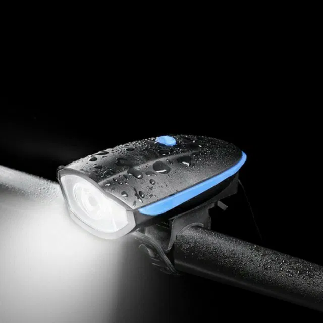 Chromoto Rechargeable Bike Horn and Light 140 DB with Super Bright 250 Lumen Light-9I LED Spot Light