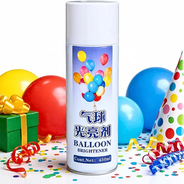 CRAFT HEAVEN Solid Balloon Shine Spray Balloon Brightener 450ml Professional Gloss Spray for Latex Balloon