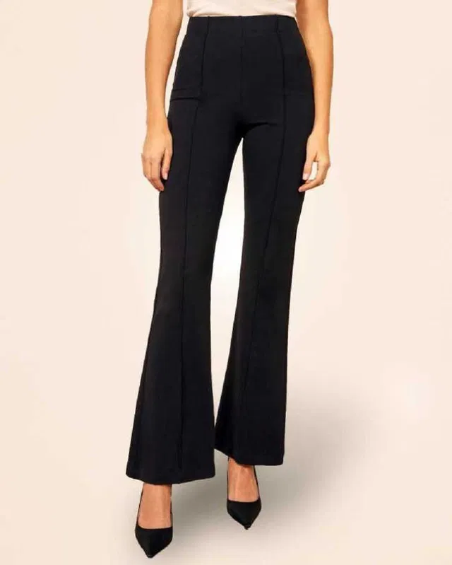 TANDUL Regular Fit Women Black Trousers