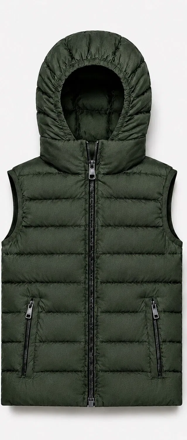 Agsfashon Sleeveless Self Design Boys Jacket