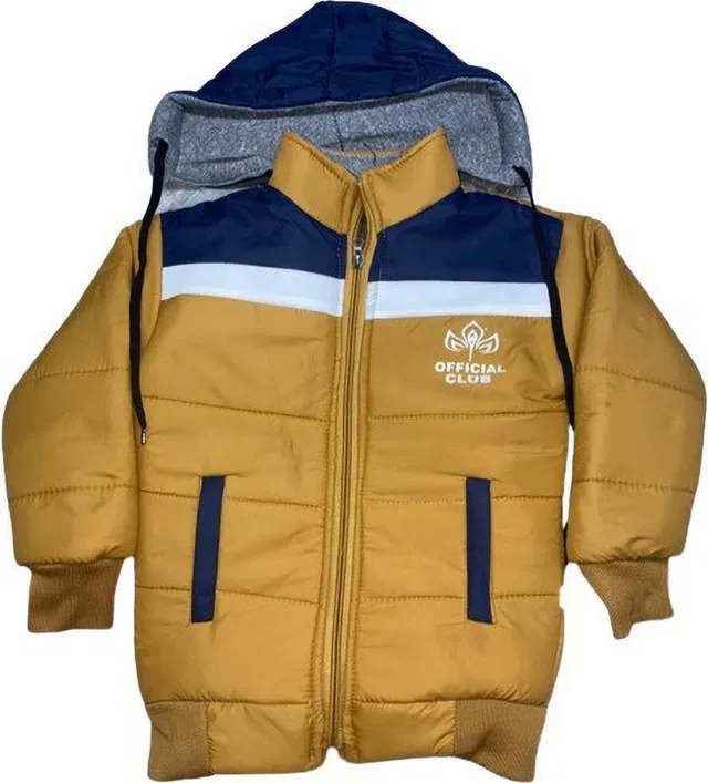 official club Full Sleeve Colorblock Boys Jacket