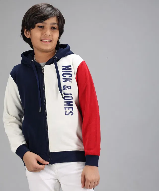 Nick &Jones Full Sleeve Colorblock Boys Jacket