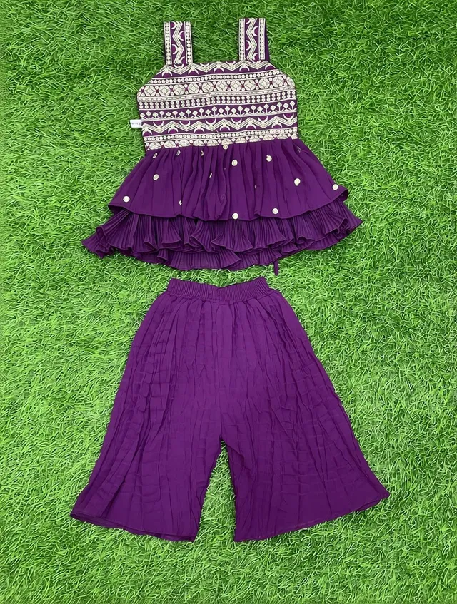 New Ekta Dresses Girls Festive & Party Kurta and Pyjama Set