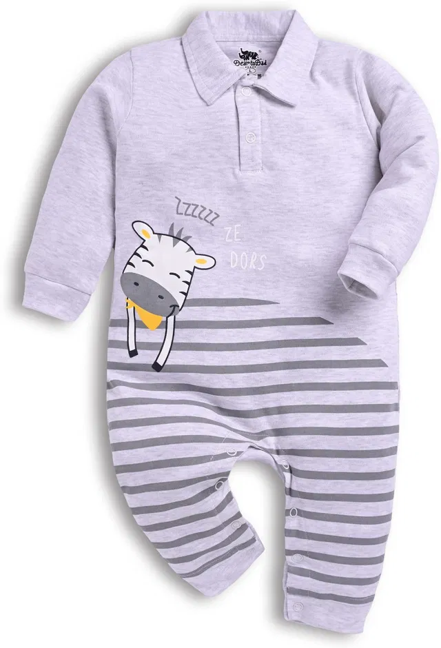 Dear to dad Romper For Baby Boys & Baby Girls Printed Pure Cotton