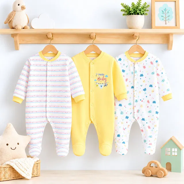 SMILEY APPU CLOTHING Dungaree For Baby Boys & Baby Girls Casual Printed Cotton Blend