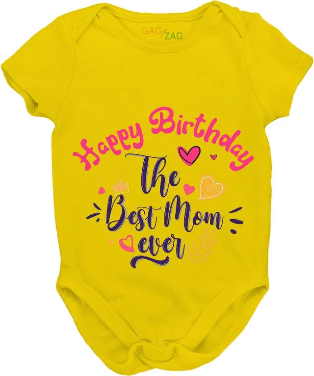 Apni Dukan Romper For Baby Boys & Baby Girls Printed Pure Cotton