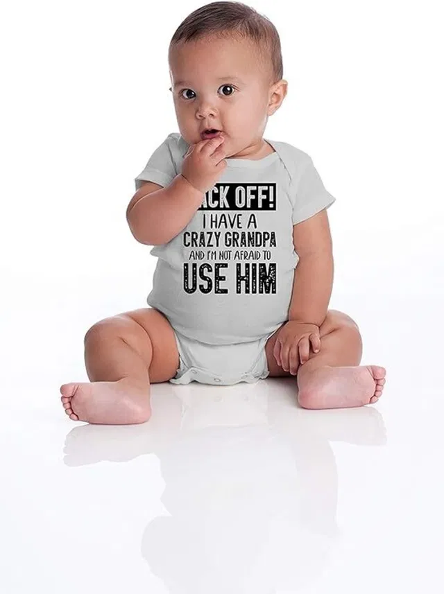 Nema Romper For Baby Boys & Baby Girls Casual Printed Cotton Blend