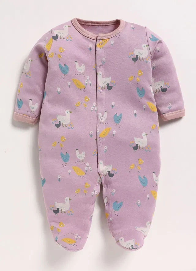 BabyGo Romper For Baby Boys & Baby Girls Casual Printed Pure Cotton