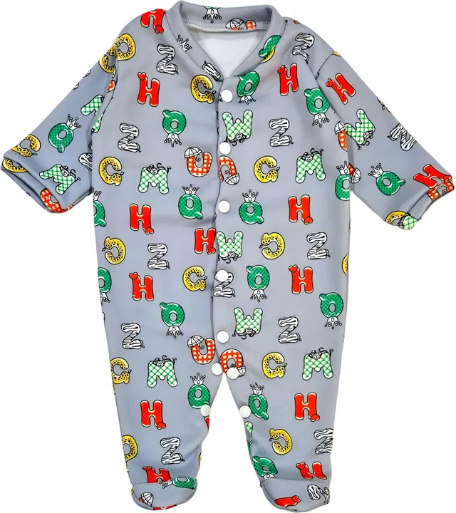 BRANDONN Romper For Baby Boys & Baby Girls Casual Printed Polycotton