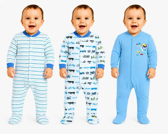 Modern Mama Romper For Baby Boys Casual Printed Pure Cotton