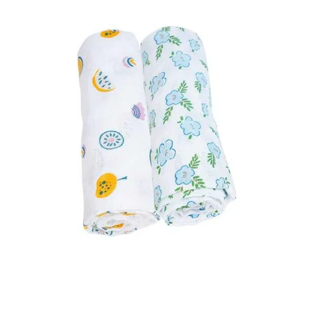 kin & tin home textiles Cartoon Single Swaddling Baby Blanket for  AC Room