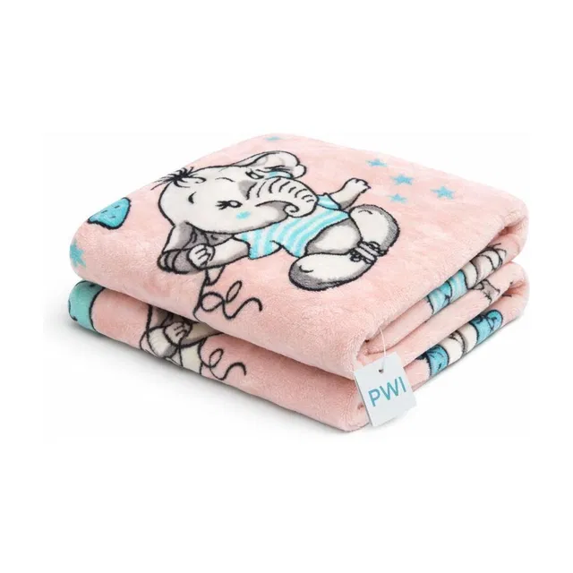 PWI Cartoon Crib Swaddling Baby Blanket for  AC Room
