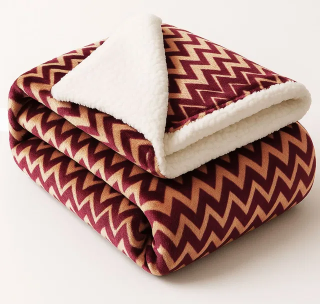 VAS COLLECTIONS Solid Crib Crib Baby Blanket for  Heavy Winter