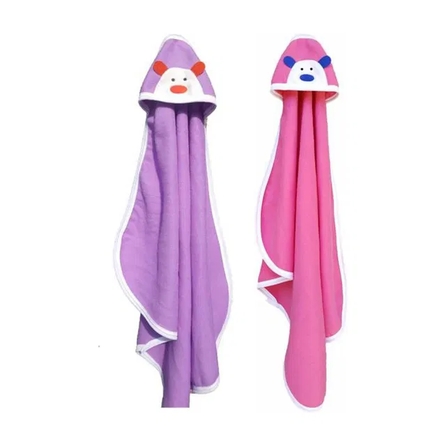 NAMAN Embroidered Crib Hooded Baby Blanket for  Mild Winter