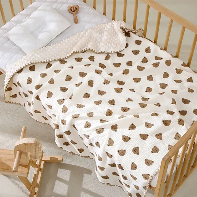 SYGA Printed Single Crib Baby Blanket for  AC Room