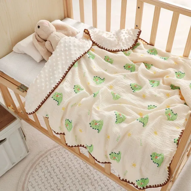 SYGA Printed Single Crib Baby Blanket for  AC Room
