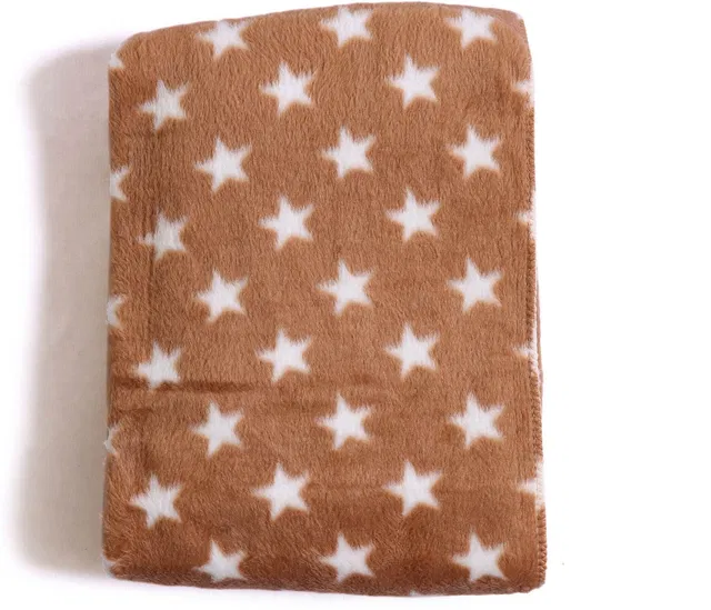 TRUDO Printed Single Hooded Baby Blanket for  AC Room