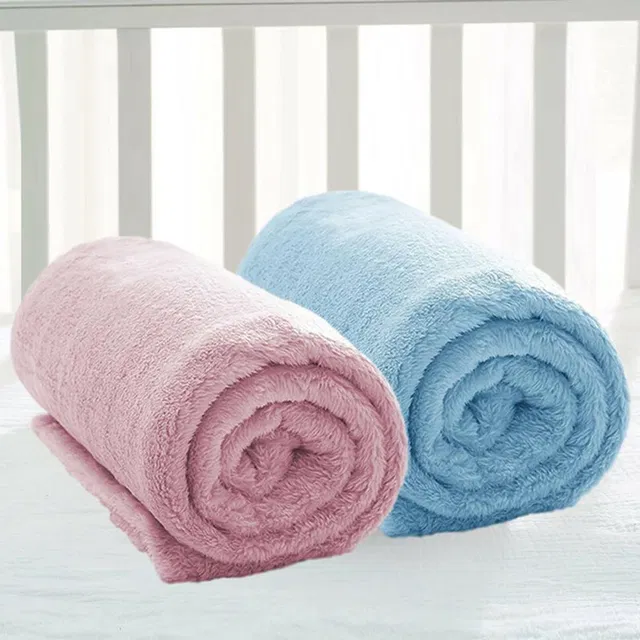 BSB HOME Solid Crib Crib Baby Blanket for  Mild Winter