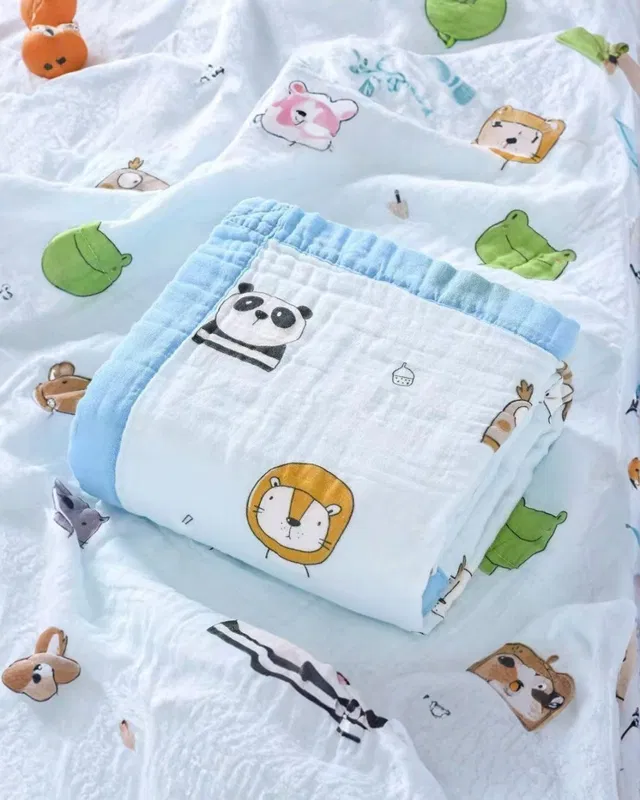 BABY HOLIC Printed Crib Crib Baby Blanket for  All Season