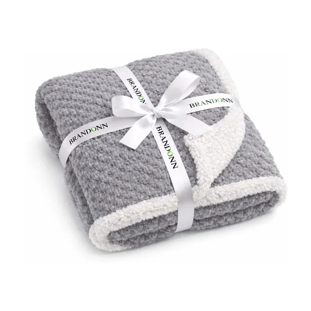 BRANDONN Self Design Crib Crib Baby Blanket for  AC Room