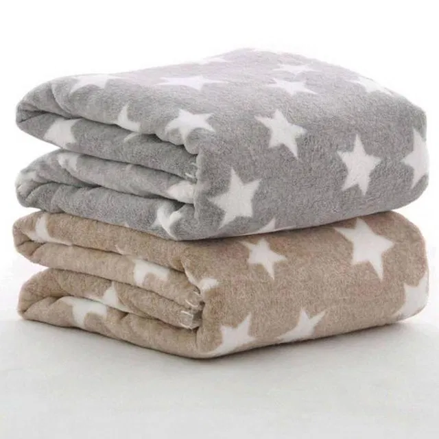 BABY ZONE Self Design Crib Hooded Baby Blanket for  AC Room