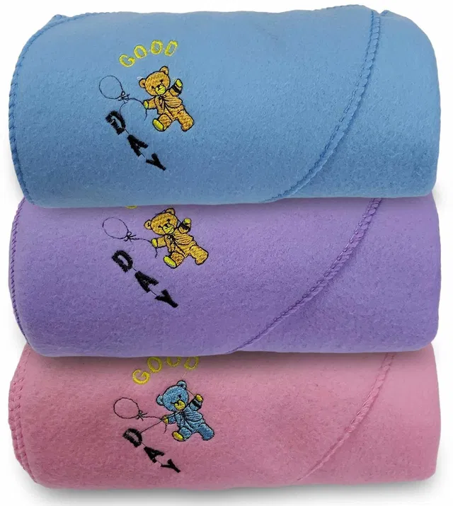 BABY ZONE Embroidered Single AC Blanket for  AC Room