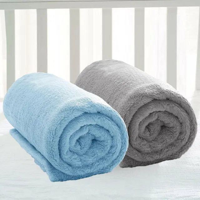 BSB HOME Solid Crib Crib Baby Blanket for  Mild Winter