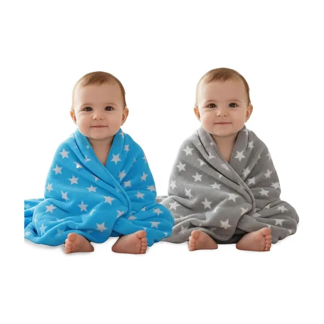 Oyo Baby Printed Single Fleece Blanket for  AC Room