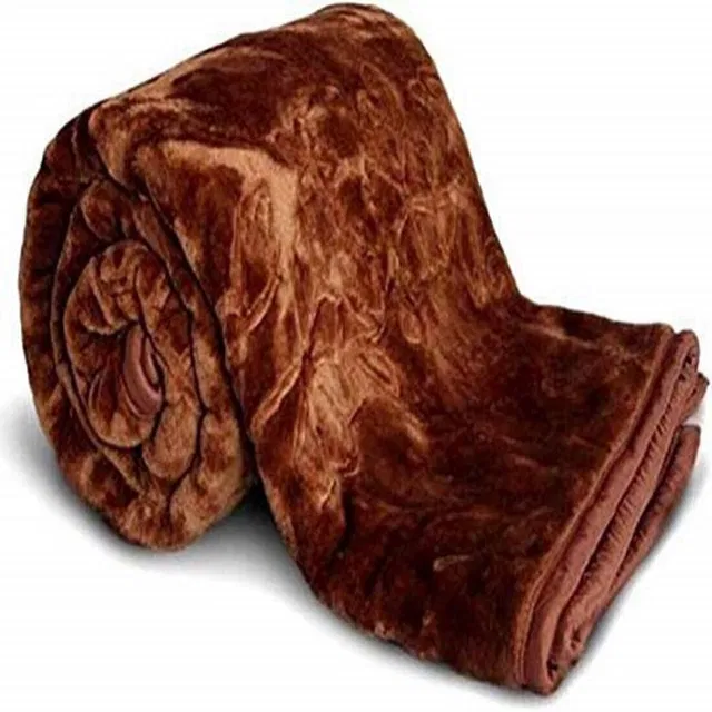 SANJU CORPORTION Abstract Double Mink Blanket for  Heavy Winter