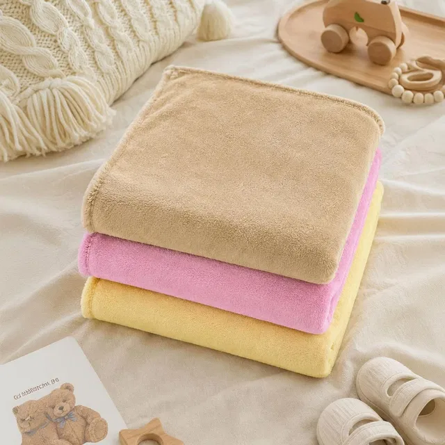 BABY ZONE Solid Crib AC Blanket for  All Season