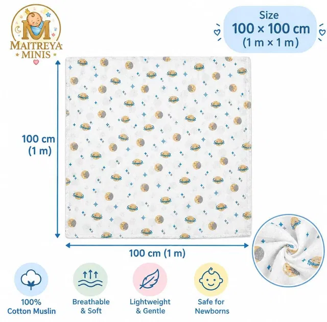 Maitreyaminis Self Design, 3D Printed Single AC Blanket for  AC Room