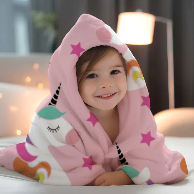 1st Step Printed Single AC Blanket for  AC Room