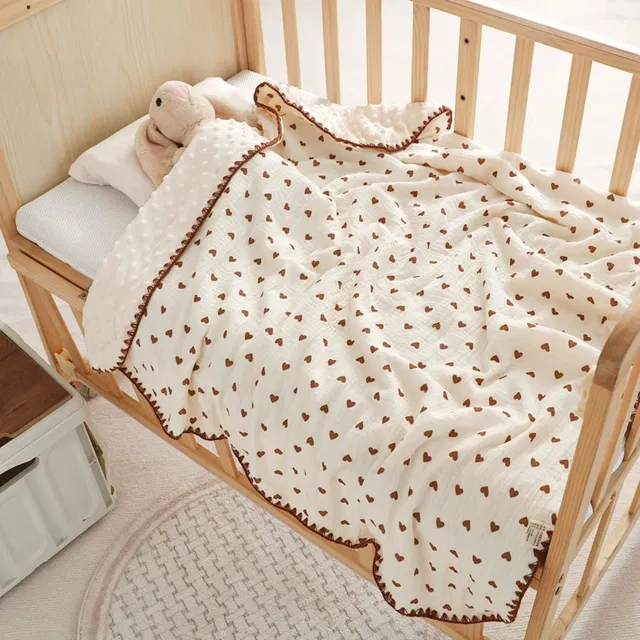 Tinitot Printed Crib Crib Baby Blanket for  AC Room
