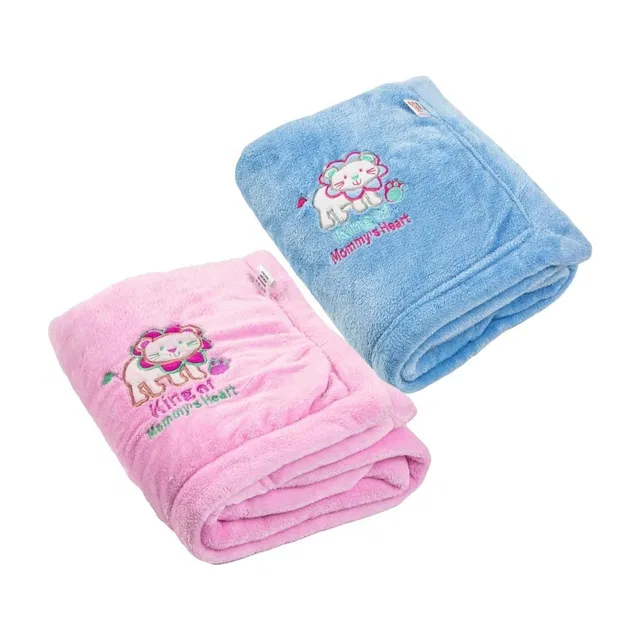 BRANDONN Embroidered Crib Crib Baby Blanket for  AC Room