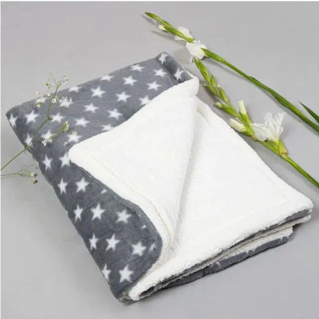 BRANDONN Printed Crib AC Blanket for  AC Room