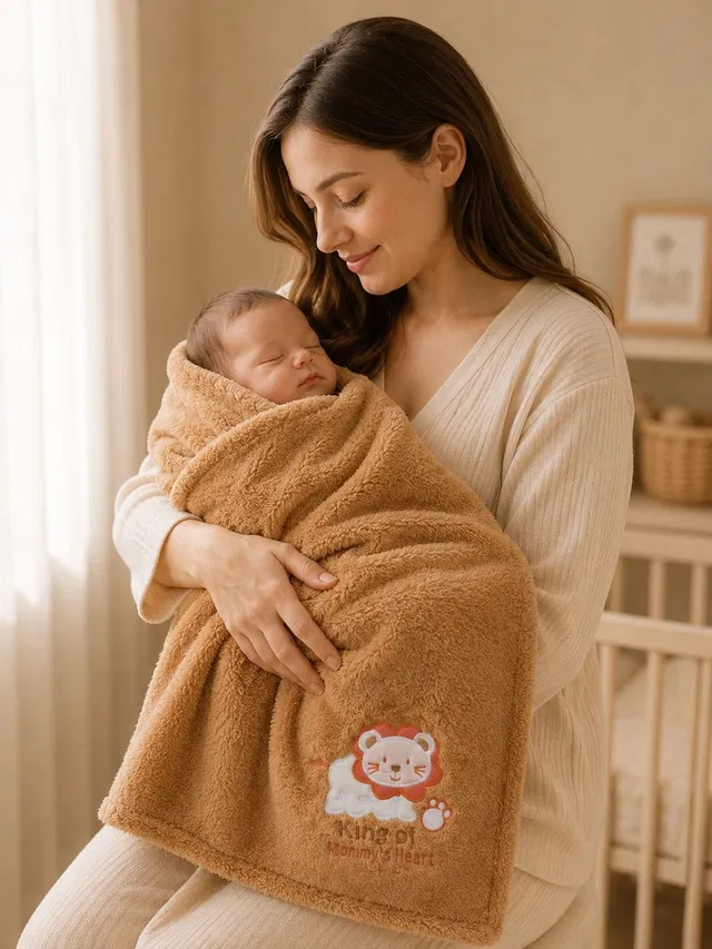 NAMAN Self Design Single AC Blanket for  AC Room