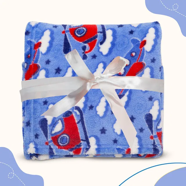 MeeMee Printed Crib Crib Baby Blanket for  Mild Winter